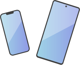 スマートフォンにタッチするだけで